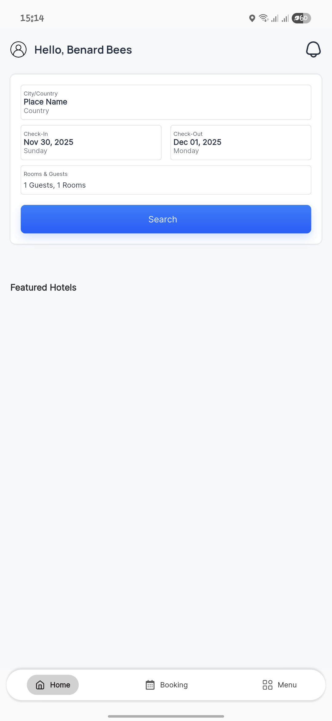 Marima Booking accommodation search and reservation app