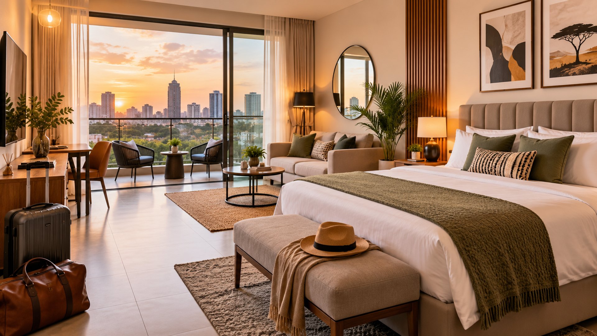 Modern furnished short-stay apartment prepared for Airbnb-style accommodation management in Kenya