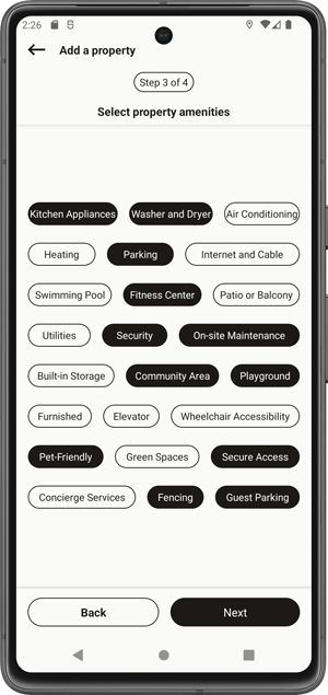 Select Amenities