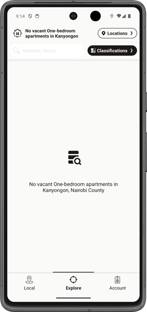 Open the location selector